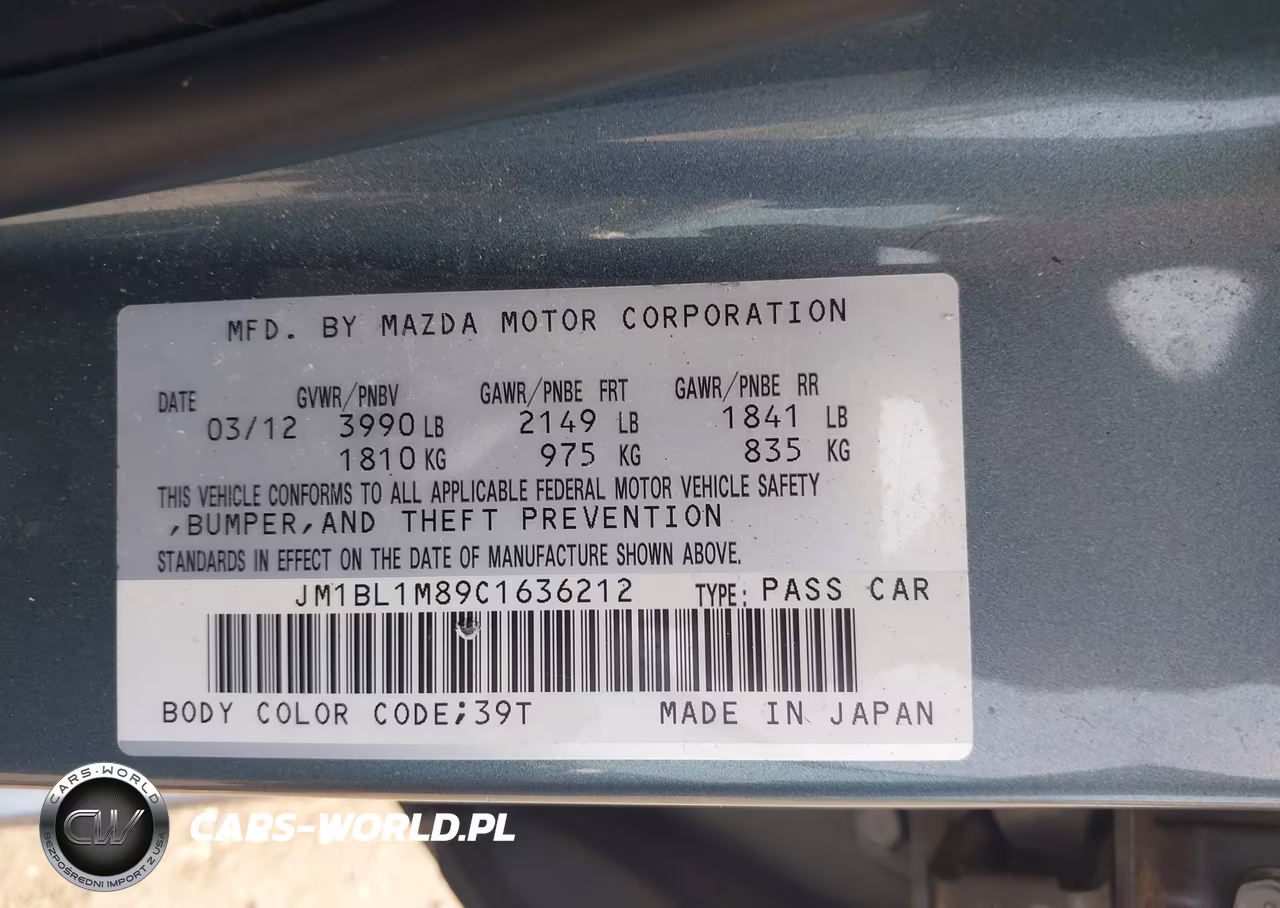 2012 Mazda Mazda3 I Grand Touring VIN:JM1BL1M89C1636212 - 9