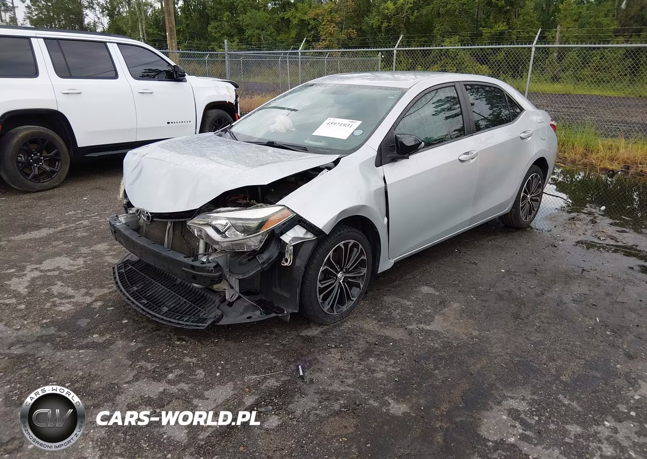 2015 Toyota Corolla S Plus VIN:2T1BURHE7FC419298 - 2