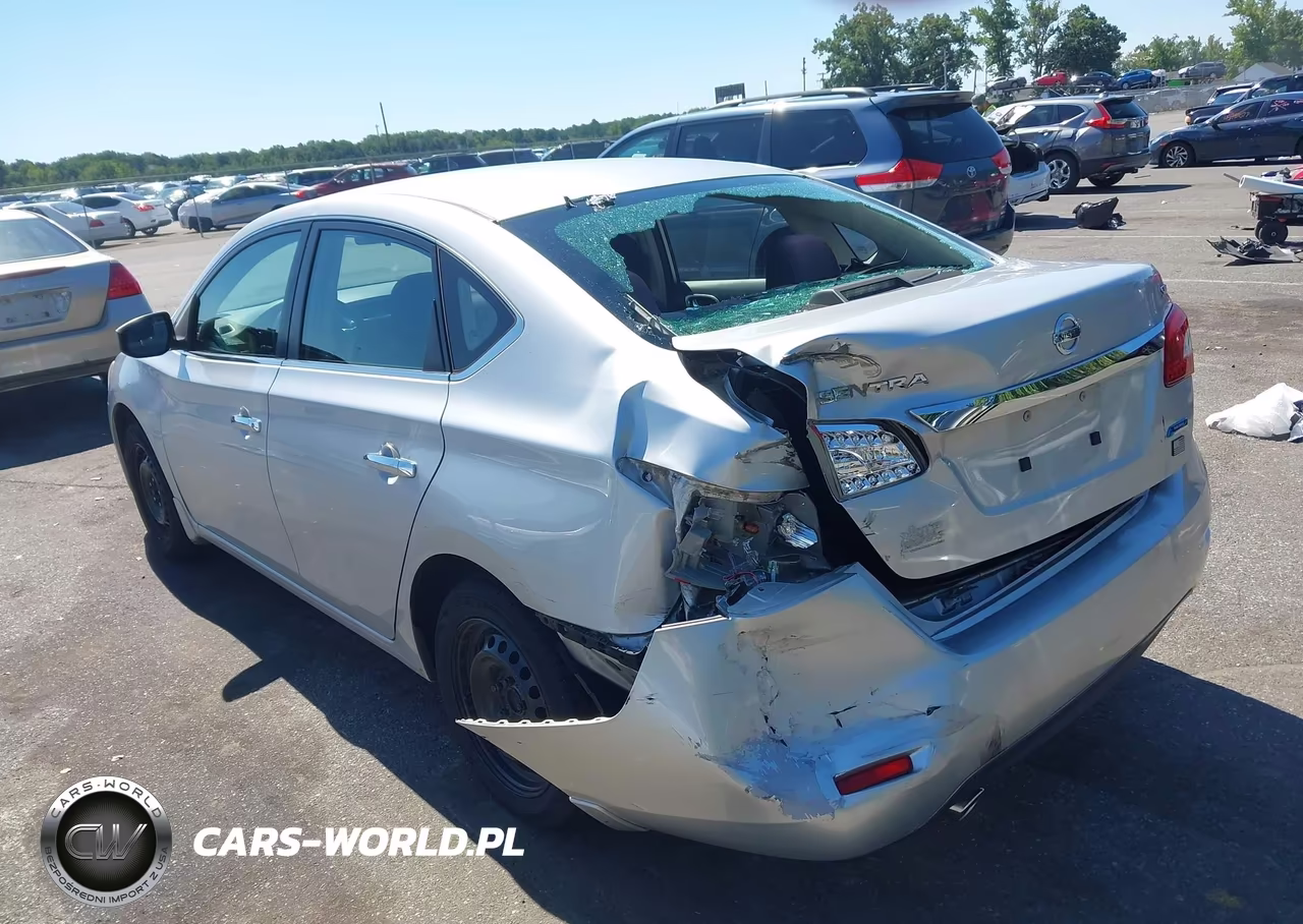 2014 Nissan Sentra Sv VIN:3N1AB7AP2EY317362 - 3