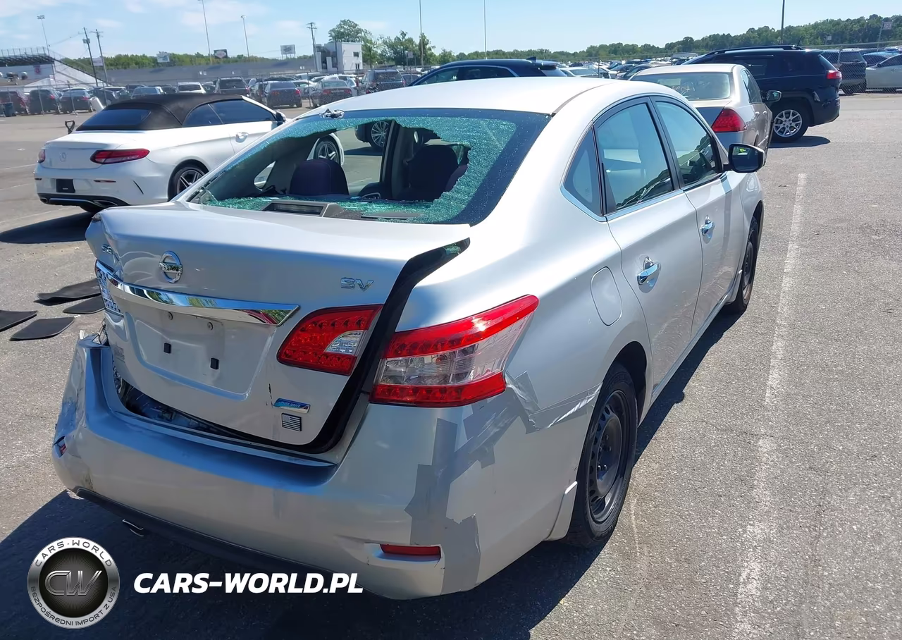 2014 Nissan Sentra Sv VIN:3N1AB7AP2EY317362 - 4