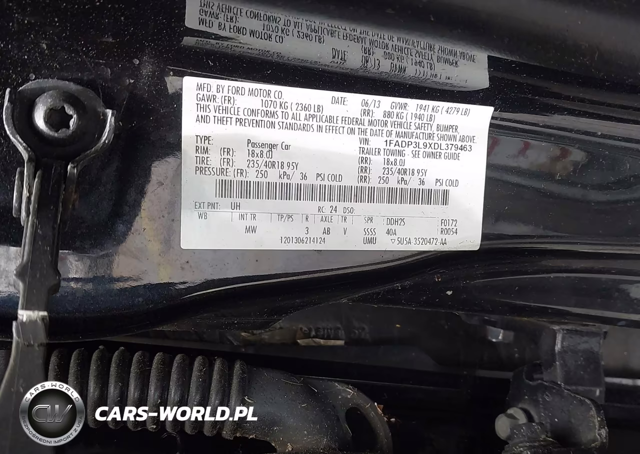 2013 Ford Focus St VIN:1FADP3L9XDL379463 - 9