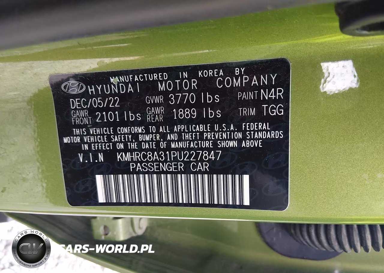 2023 Hyundai Venue Sel VIN:KMHRC8A31PU227847 - 9