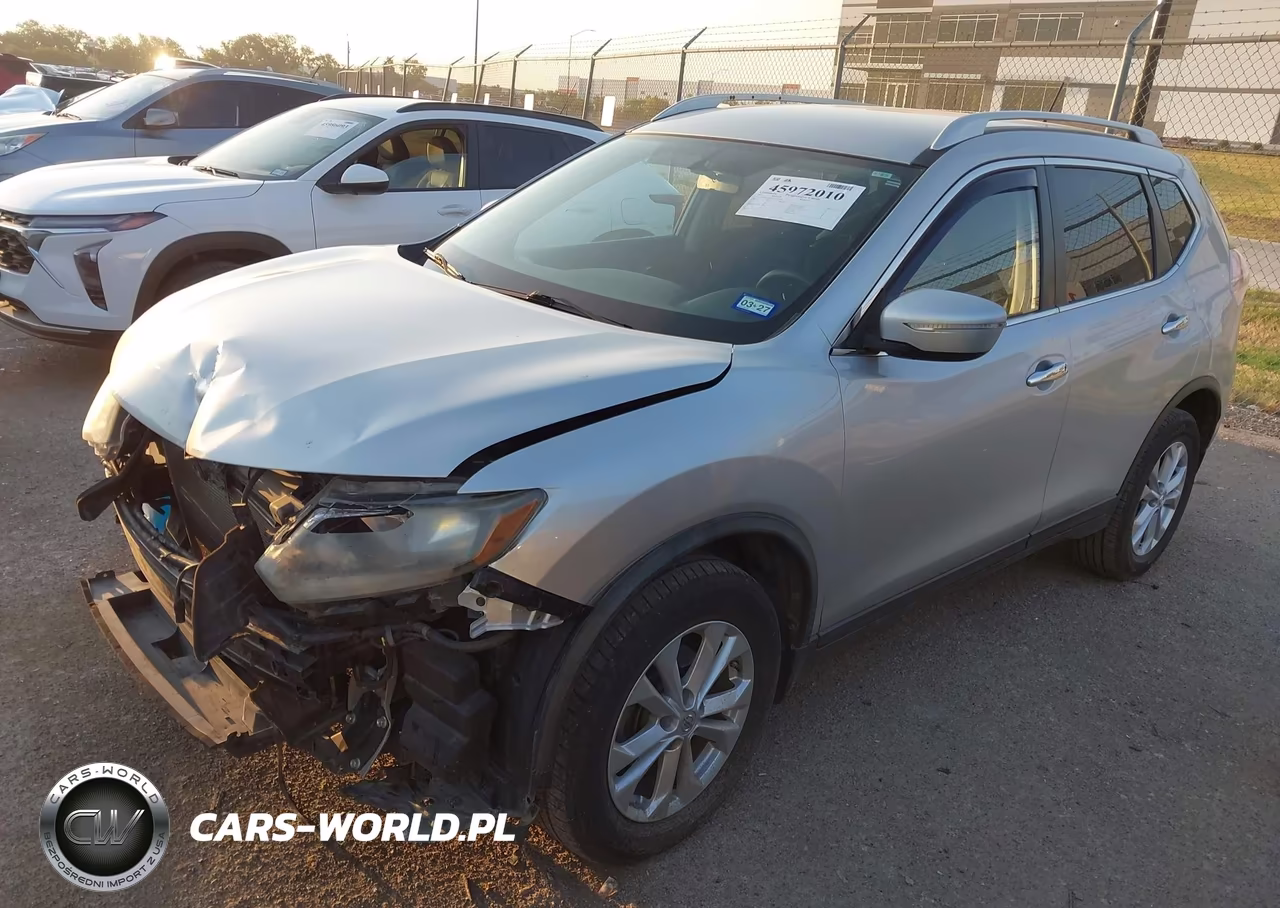 2015 Nissan Rogue Sv VIN:KNMAT2MT6FP554204 - 2