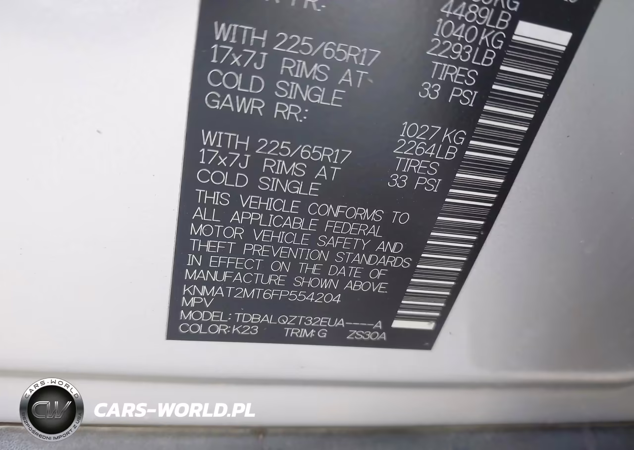 2015 Nissan Rogue Sv VIN:KNMAT2MT6FP554204 - 9