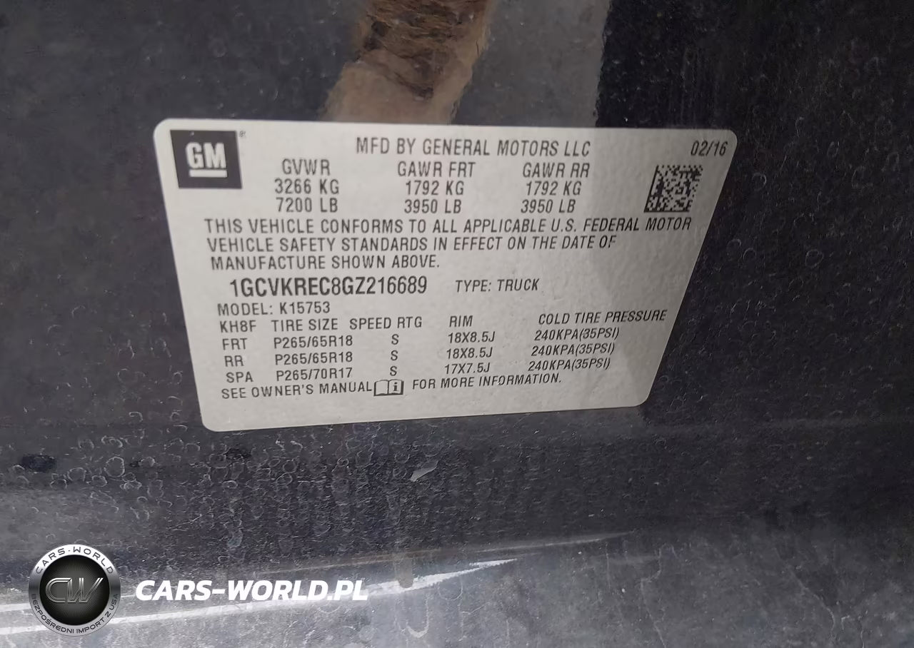 2016 Chevrolet Silverado 1500 Lt VIN:1GCVKREC8GZ216689 - 9