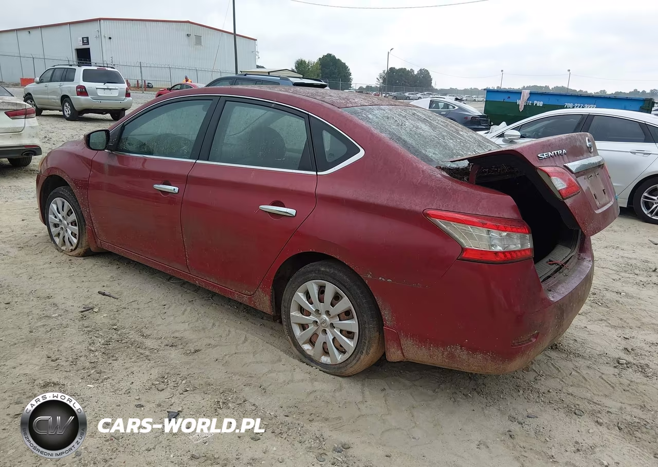 2014 Nissan Sentra Sv VIN:3N1AB7AP5EL675715 - 3