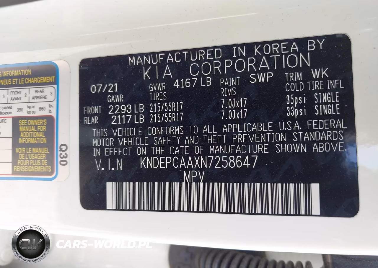 2022 Kia Seltos Lx VIN:KNDEPCAAXN7258647 - 9
