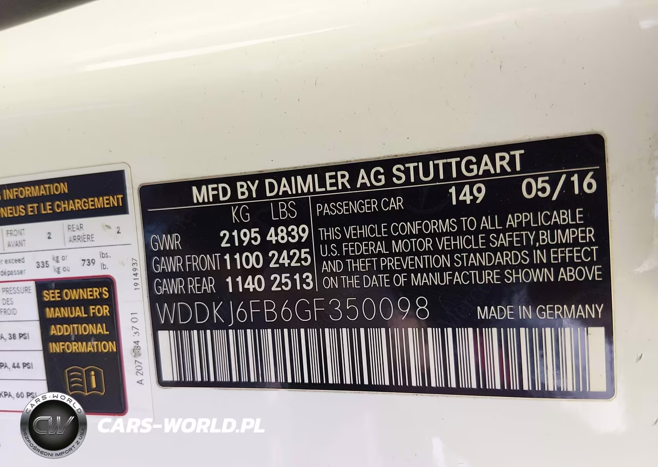 2016 Mercedes-Benz E 400 VIN:WDDKJ6FB6GF350098 - 9