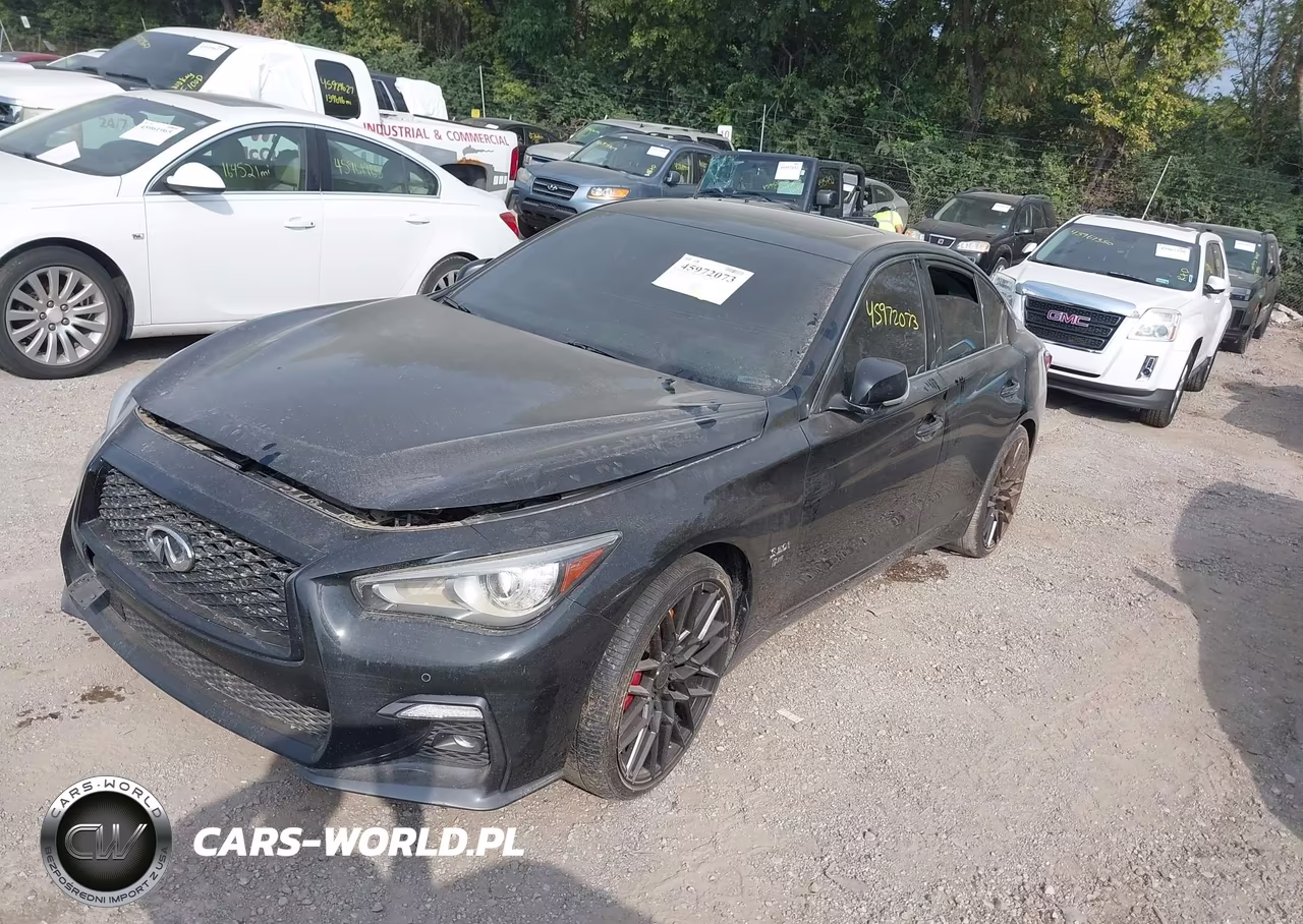 2019 Infiniti Q50 3.0T Red Sport 400 VIN:JN1FV7AR6KM830174 - 2