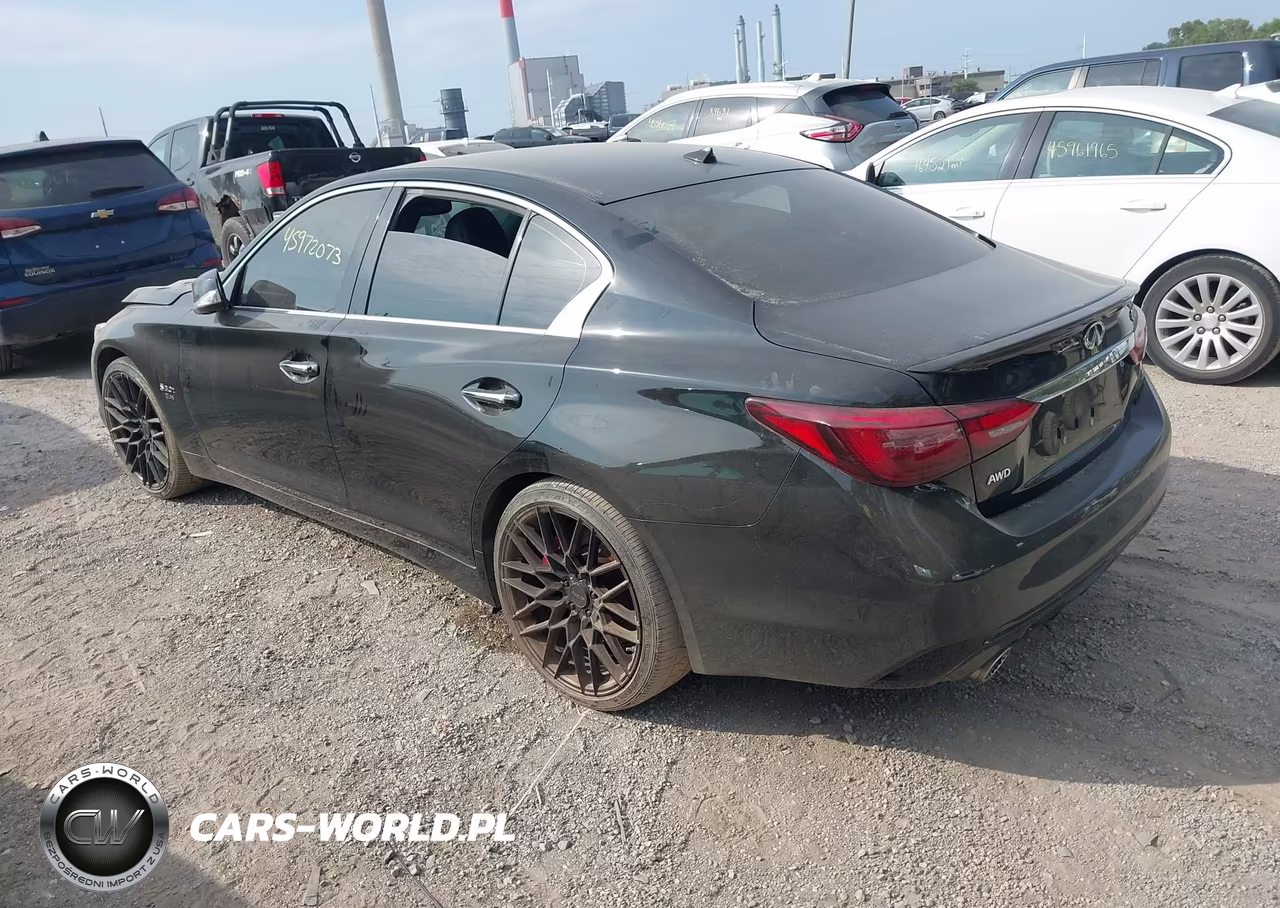 2019 Infiniti Q50 3.0T Red Sport 400 VIN:JN1FV7AR6KM830174 - 3