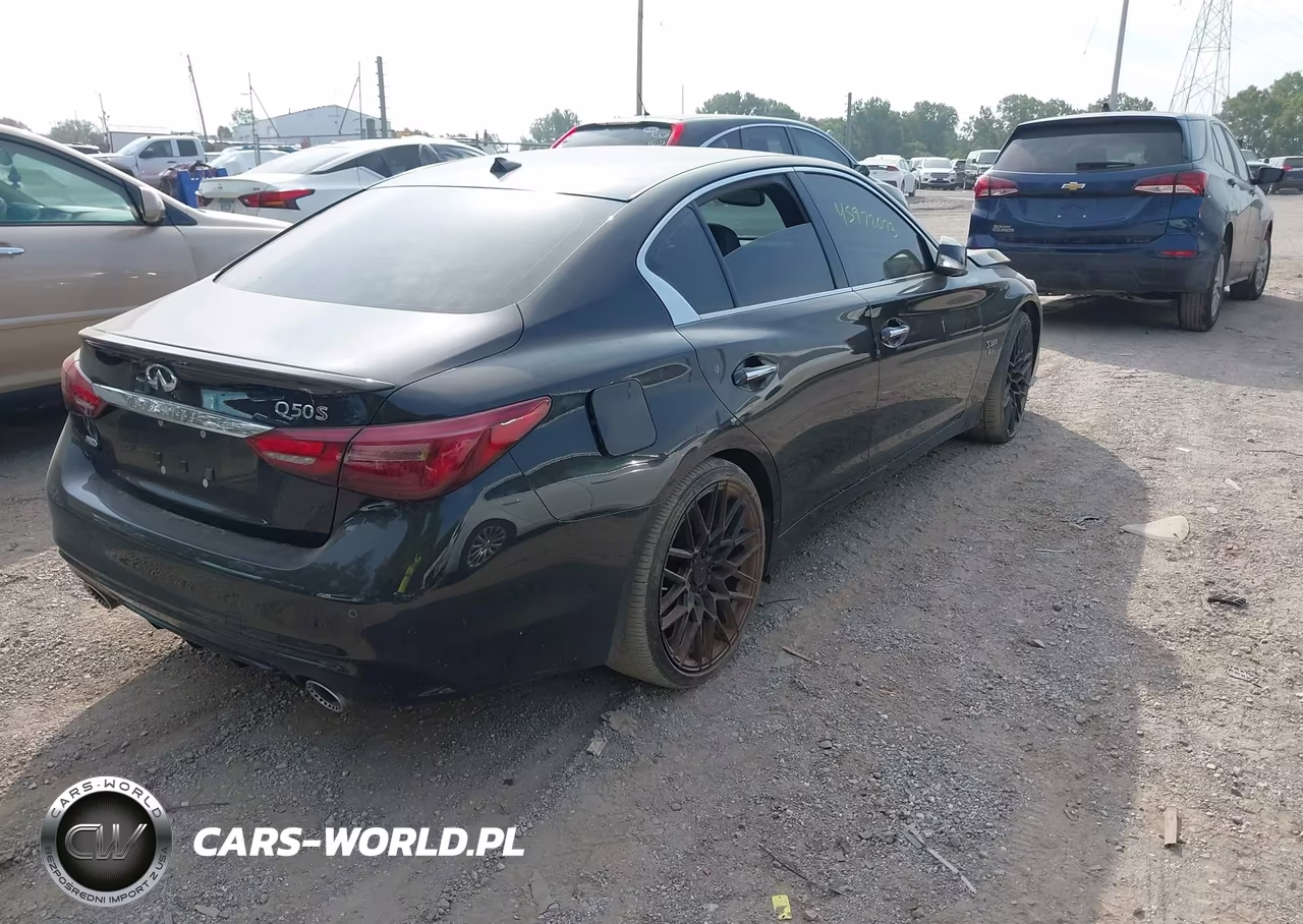 2019 Infiniti Q50 3.0T Red Sport 400 VIN:JN1FV7AR6KM830174 - 4