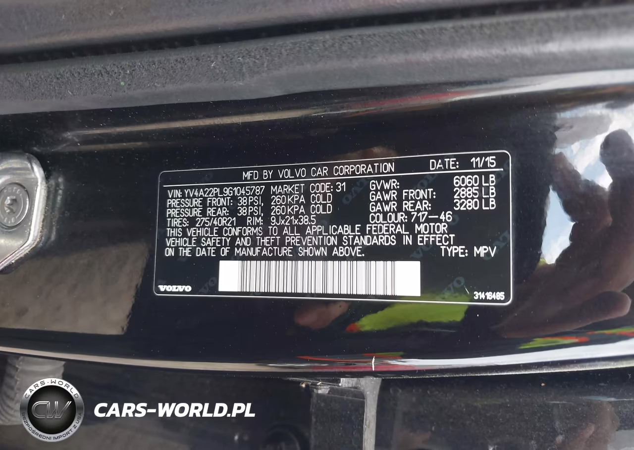 2016 Volvo Xc90 T6 Inscription VIN:YV4A22PL9G1045787 - 9