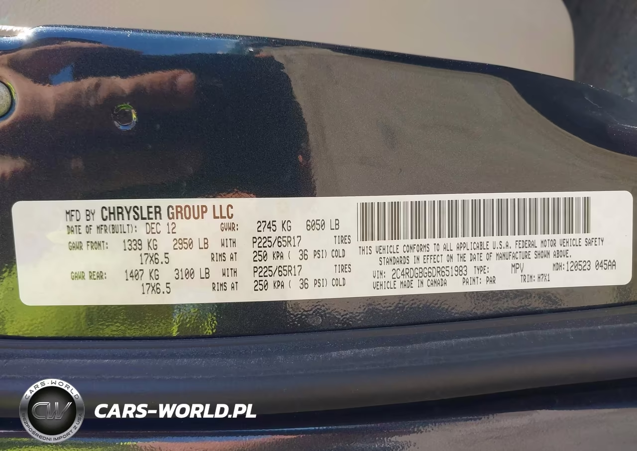 2013 Dodge Grand Caravan Se VIN:2C4RDGBG6DR651983 - 9