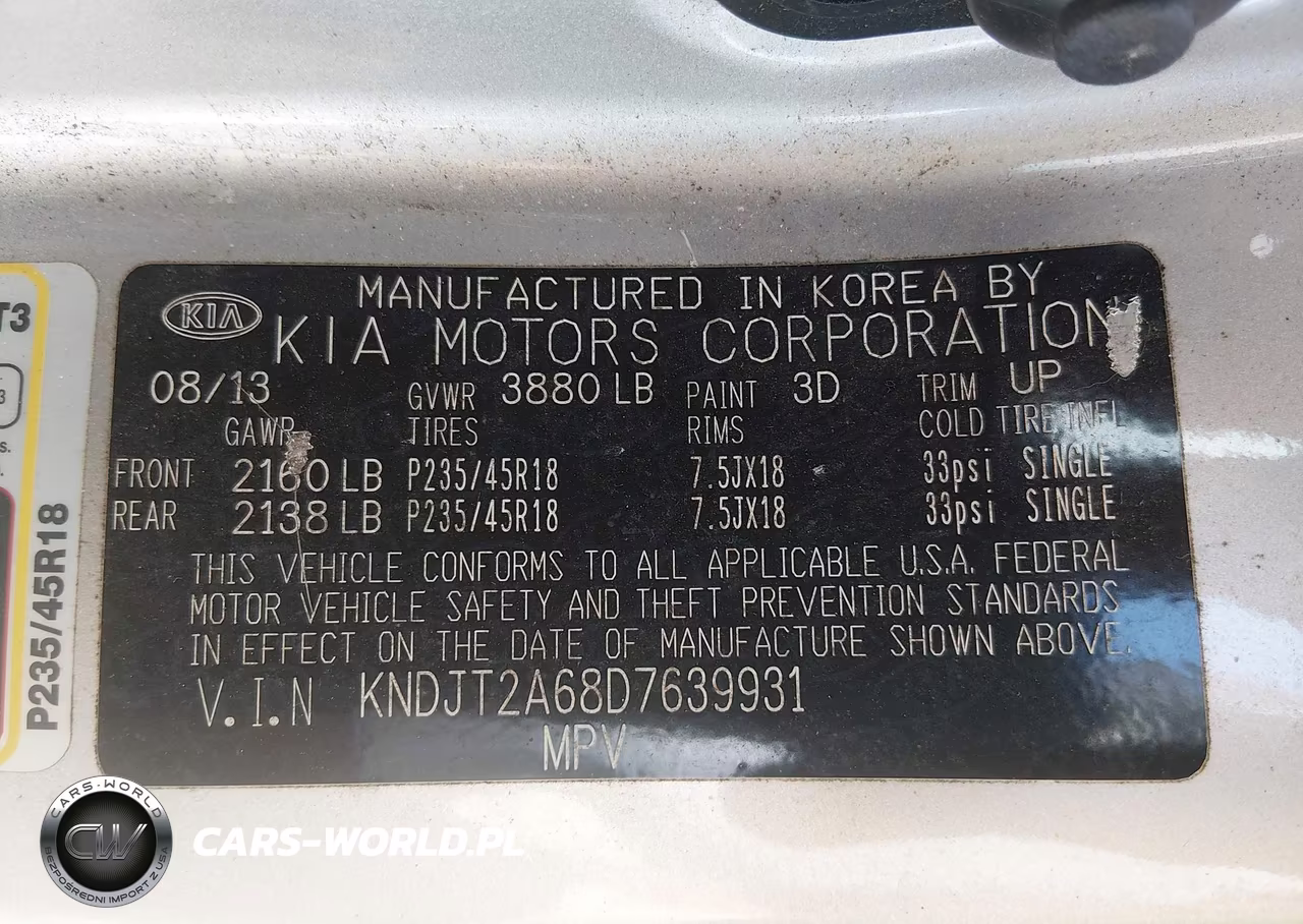 2013 Kia Soul ! VIN:KNDJT2A68D7639931 - 9