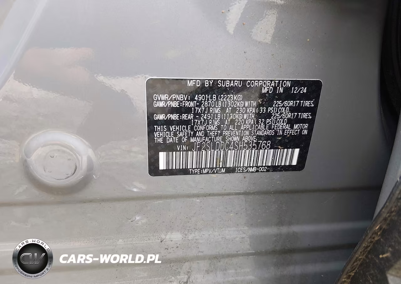 2025 Subaru Forester Premium VIN:JF2SLDDC4SH535768 - 9