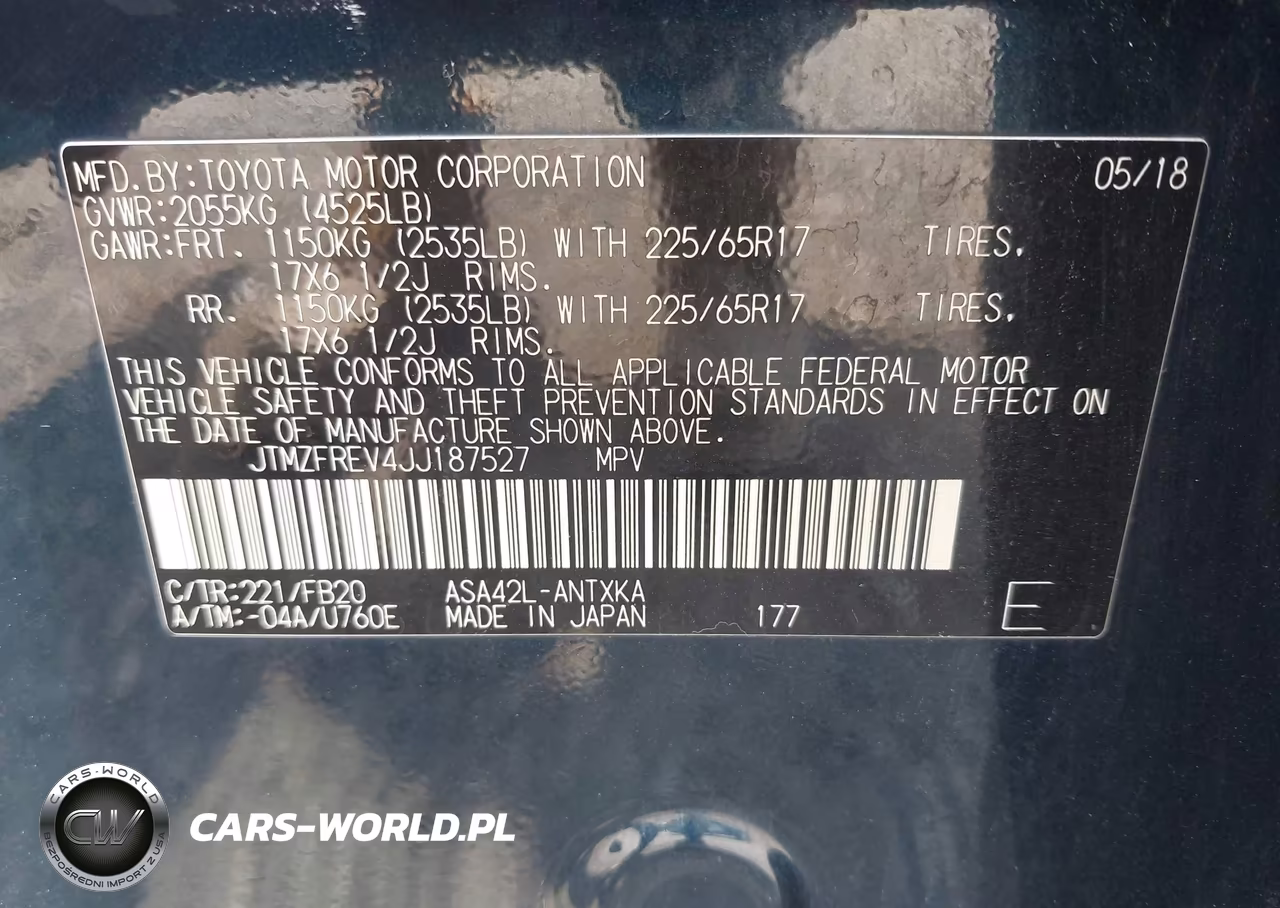 2018 Toyota Rav4 Le VIN:JTMZFREV4JJ187527 - 9