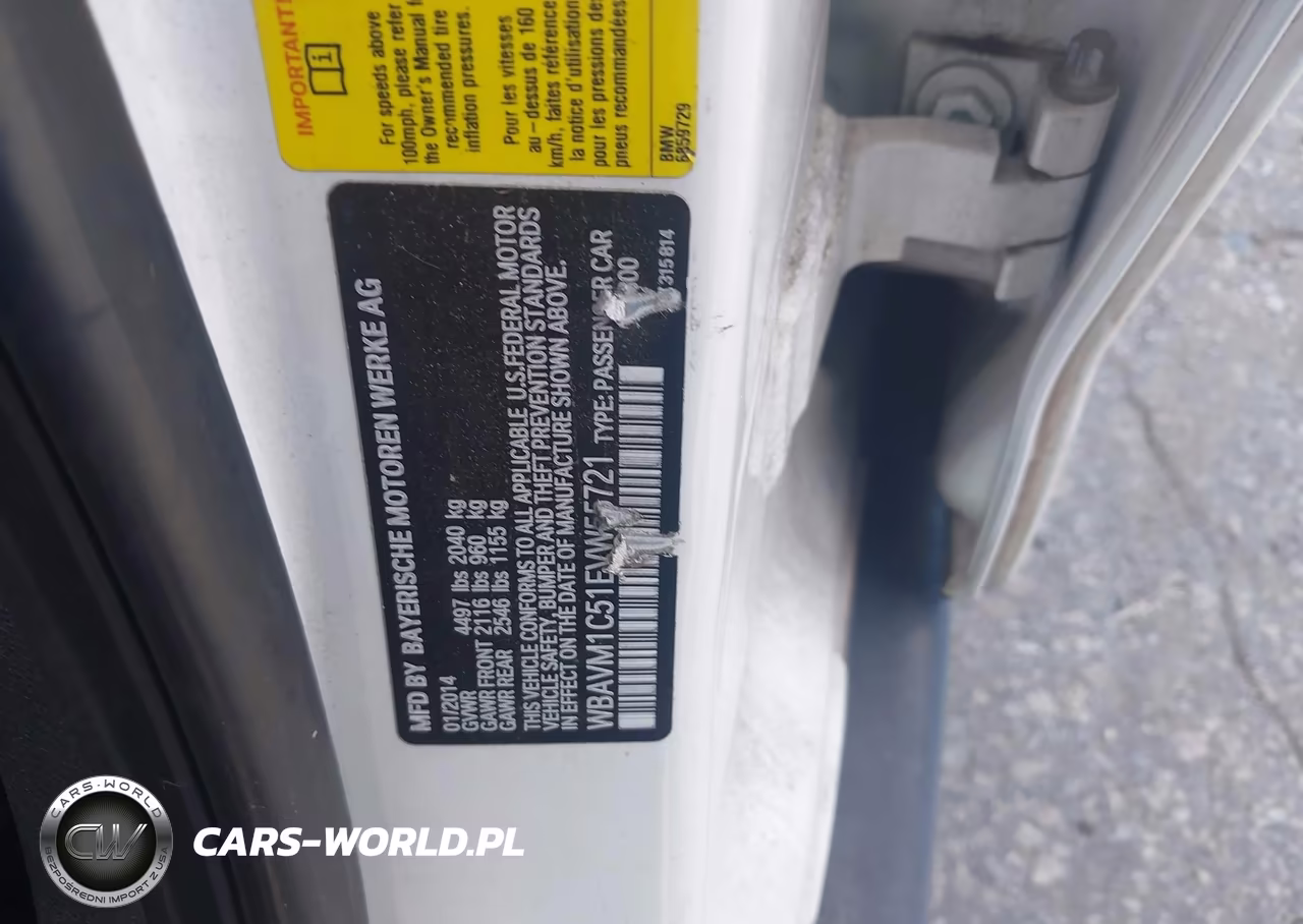 2014 BMW X1 Sdrive28I VIN:WBAVM1C51EVW55721 - 9