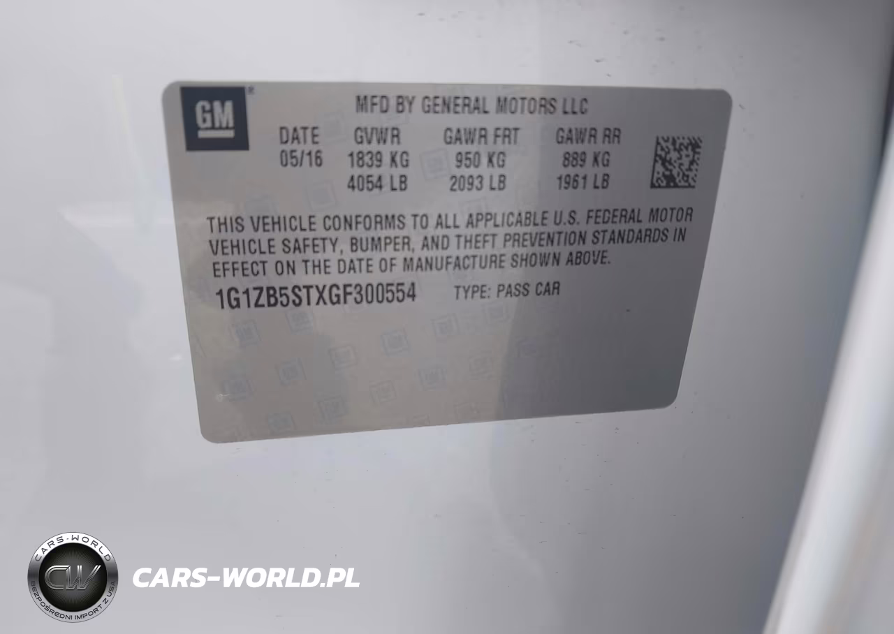 2016 Chevrolet Malibu Ls VIN:1G1ZB5STXGF300554 - 9
