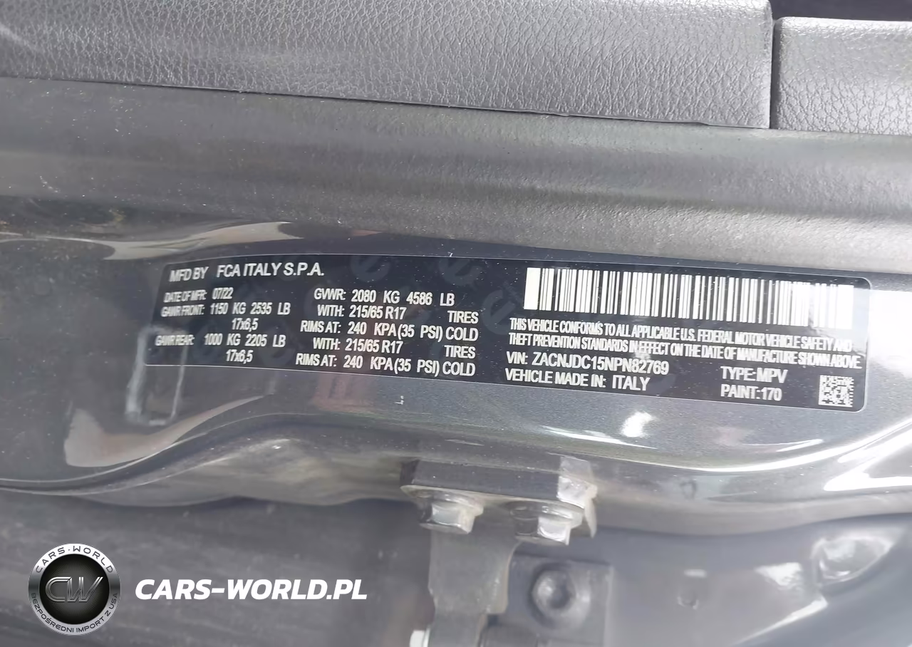 2022 Jeep Renegade Trailhawk 4X4 VIN:ZACNJDC15NPN82769 - 9