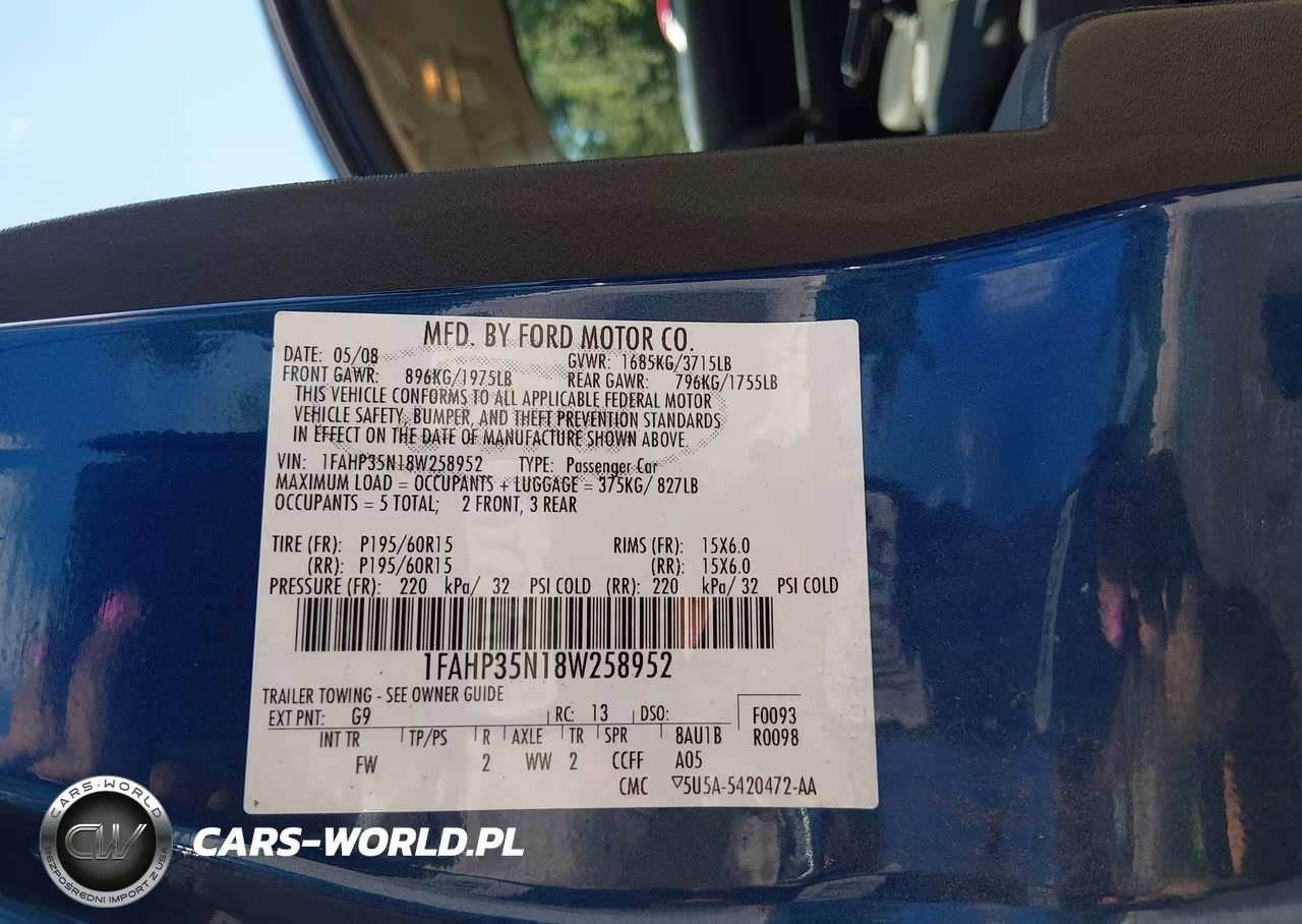 2008 Ford Focus Se-Ses VIN:1FAHP35N18W258952 - 9