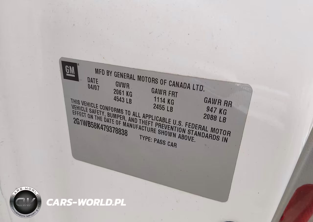 2007 Chevrolet Impala Ls VIN:2G1WB58K479378838 - 9