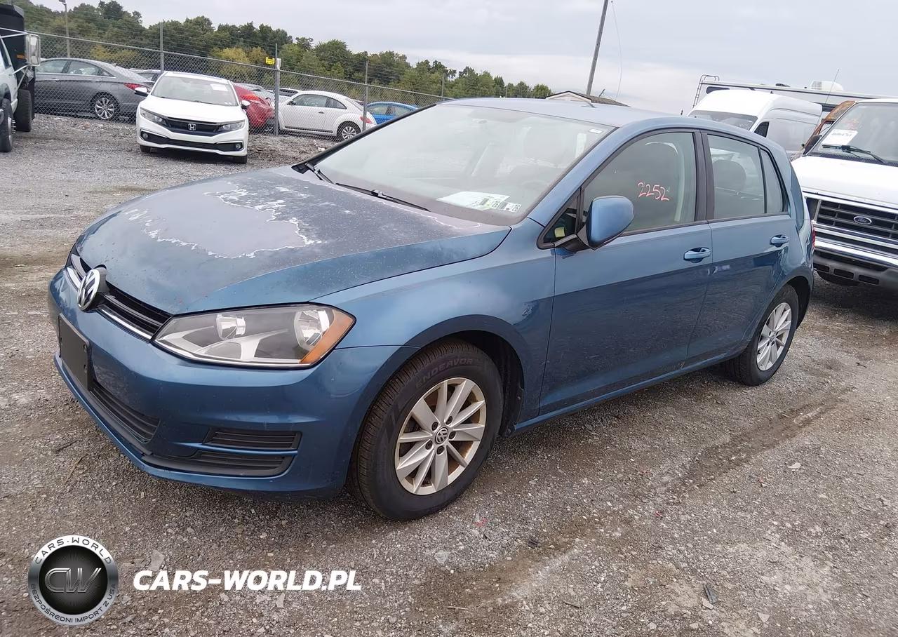 2015 Volkswagen Golf Tsi S 4-Door VIN:3VW217AUXFM019609 - 2