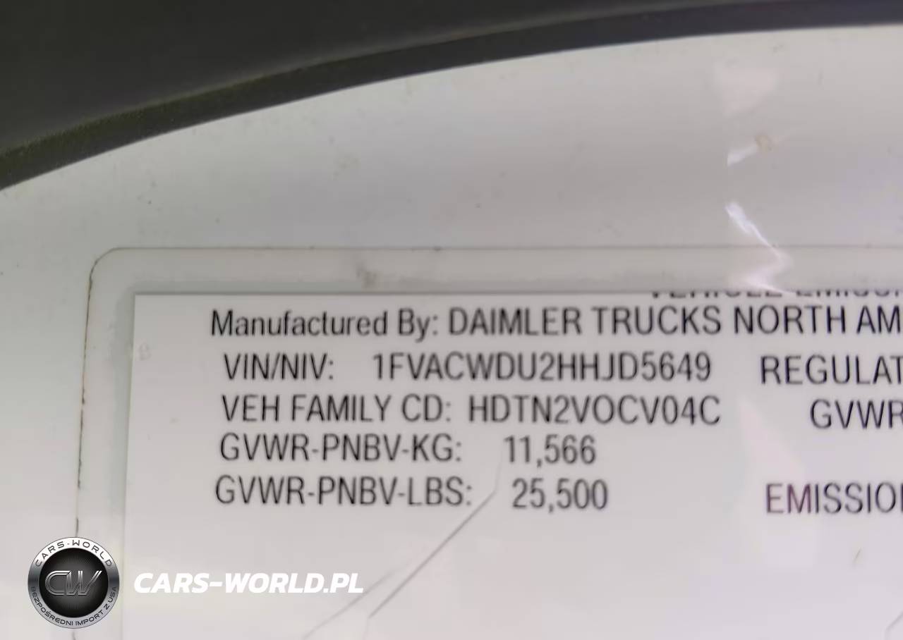 2017 Freightliner M2 106 VIN:1FVACWDU2HHJD5649 - 8