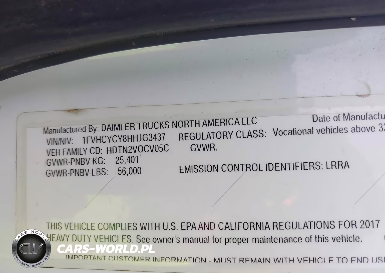 2017 Freightliner M2 106 VIN:1FVHCYCY8HHJG3437 - 8