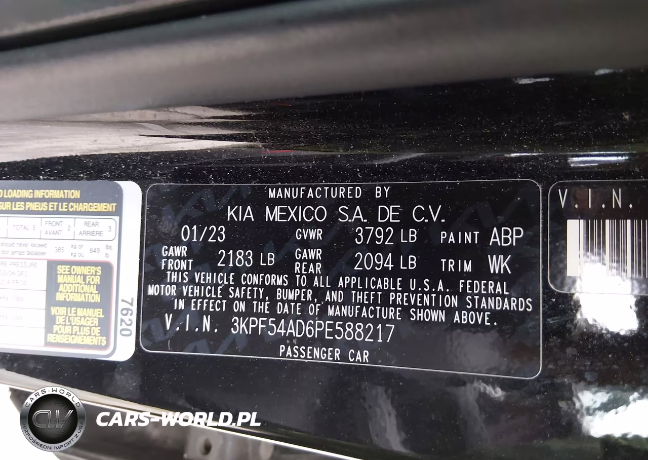 2023 Kia Forte Gt-Line VIN:3KPF54AD6PE588217 - 9