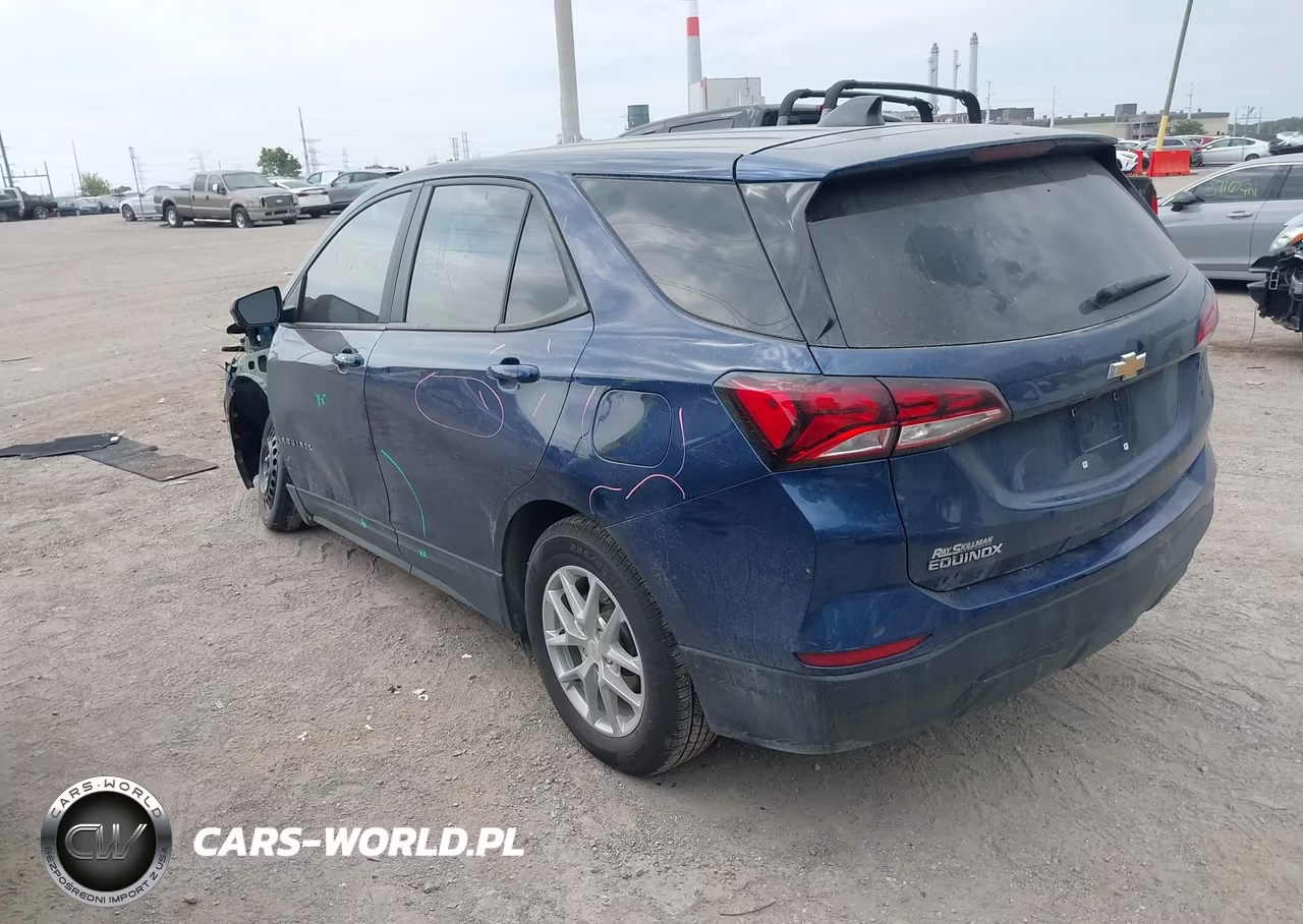 2022 Chevrolet Equinox Fwd Ls VIN:3GNAXHEV5NS196267 - 3