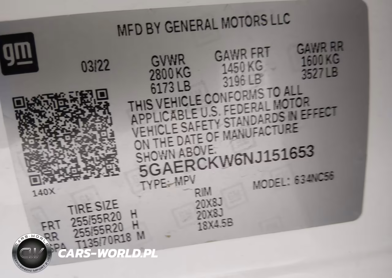 2022 Buick Enclave Fwd Premium VIN:5GAERCKW6NJ151653 - 9