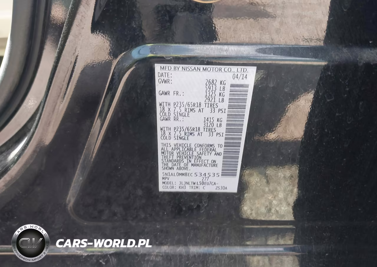 2014 Infiniti Qx60 VIN:5N1AL0MM8EC534535 - 9