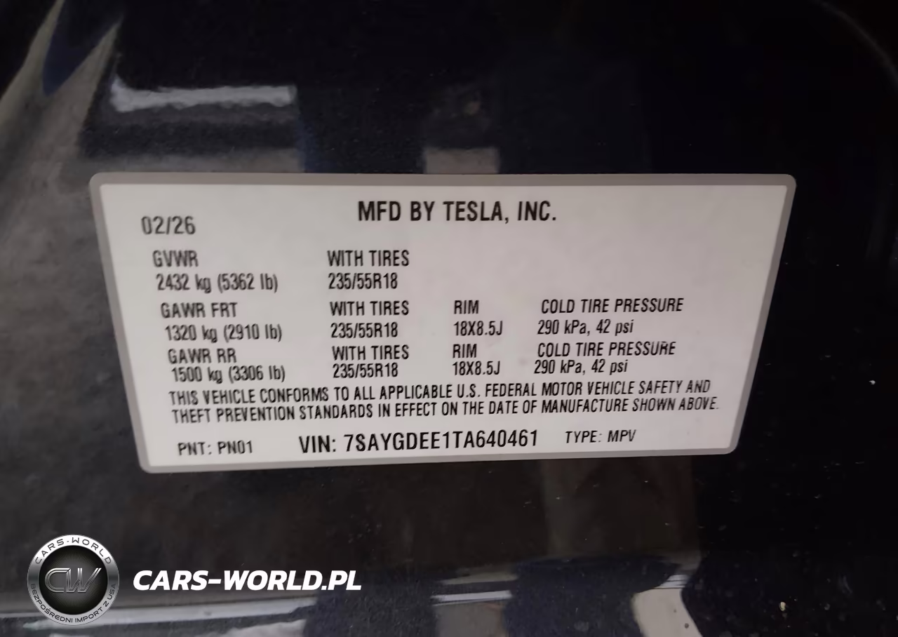 2026 Tesla Model Y All-Wheel Drive-Long Range Launch Series-Premium All-Wheel Drive VIN:7SAYGDEE1TA640461 - 9