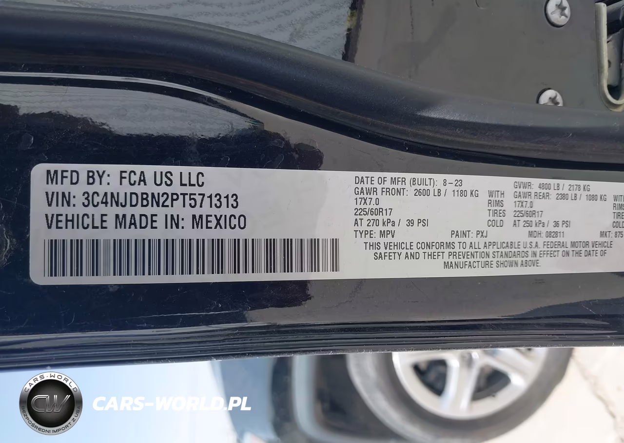 2023 Jeep Compass Latitude 4X4 VIN:3C4NJDBN2PT571313 - 9