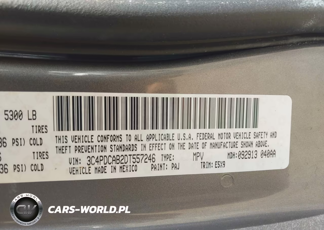 2013 Dodge Journey American Value Pkg VIN:3C4PDCAB2DT557246 - 9