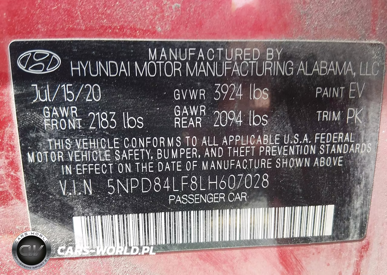 2020 Hyundai Elantra Value Edition VIN:5NPD84LF8LH607028 - 9