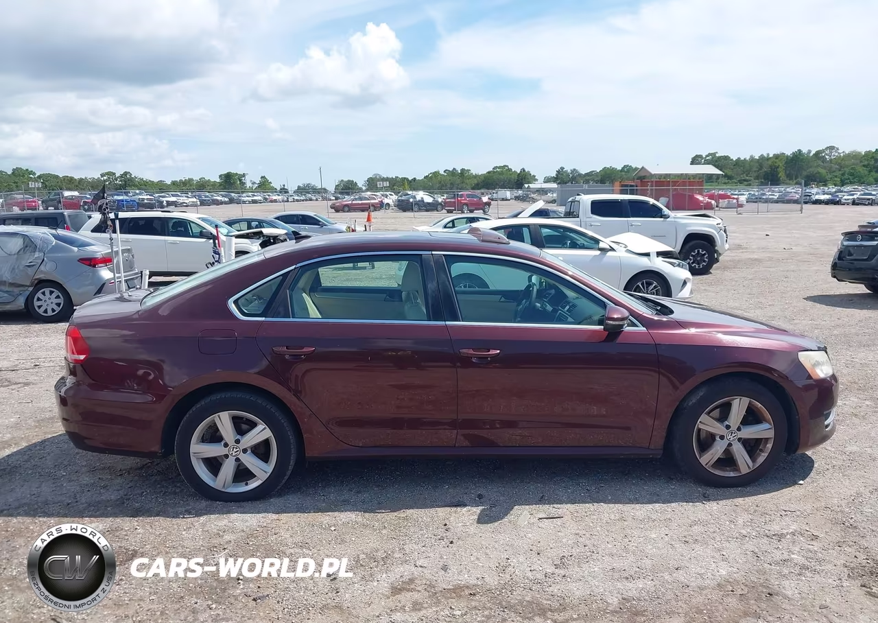 2012 Volkswagen Passat 2.0L Tdi Se VIN:1VWBN7A33CC064724 - 13