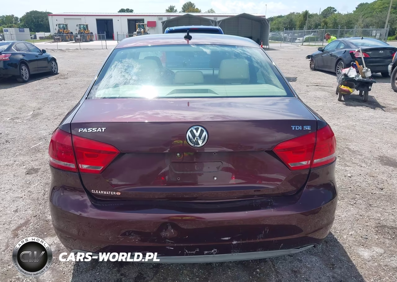 2012 Volkswagen Passat 2.0L Tdi Se VIN:1VWBN7A33CC064724 - 16