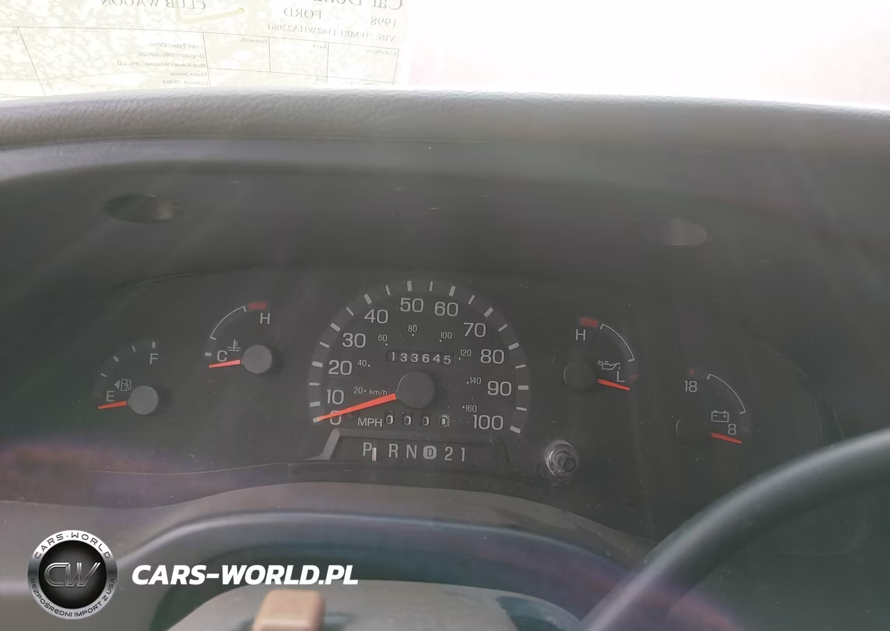 1998 Ford Club Wagon Xl-Xlt VIN:1FMRE1162WHA23061 - 7