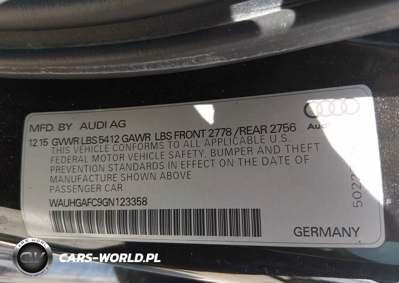 2016 Audi A6 3.0T Premium Plus VIN:WAUHGAFC9GN123358 - 9