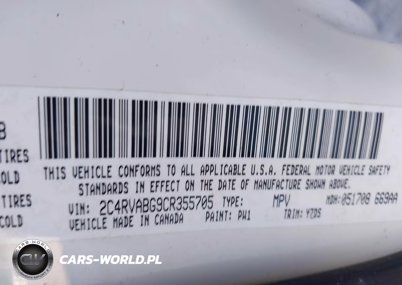 2012 Volkswagen Routan Se VIN:2C4RVABG9CR355705 - 9