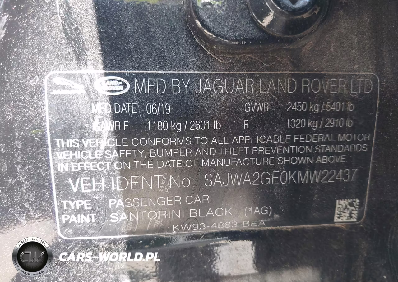 2019 Jaguar Xj Collection-Xj50 V8-Xjl Supercharged VIN:SAJWA2GE0KMW22437 - 9