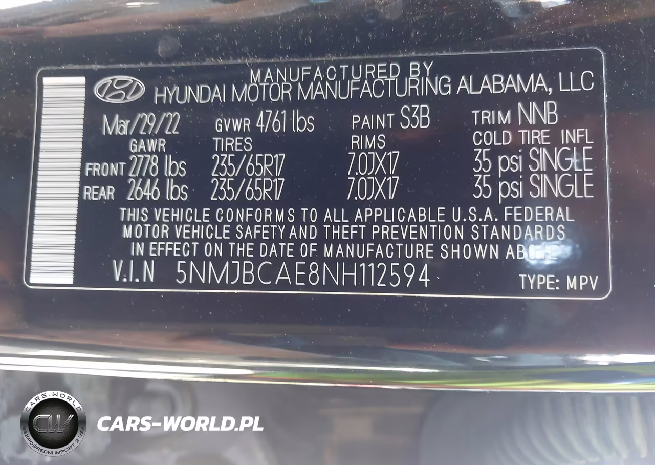 2022 Hyundai Tucson Sel VIN:5NMJBCAE8NH112594 - 9