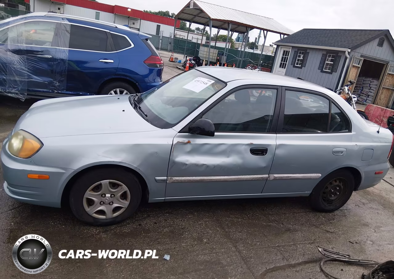2004 Hyundai Accent Gl VIN:KMHCG45C54U538240 - 14