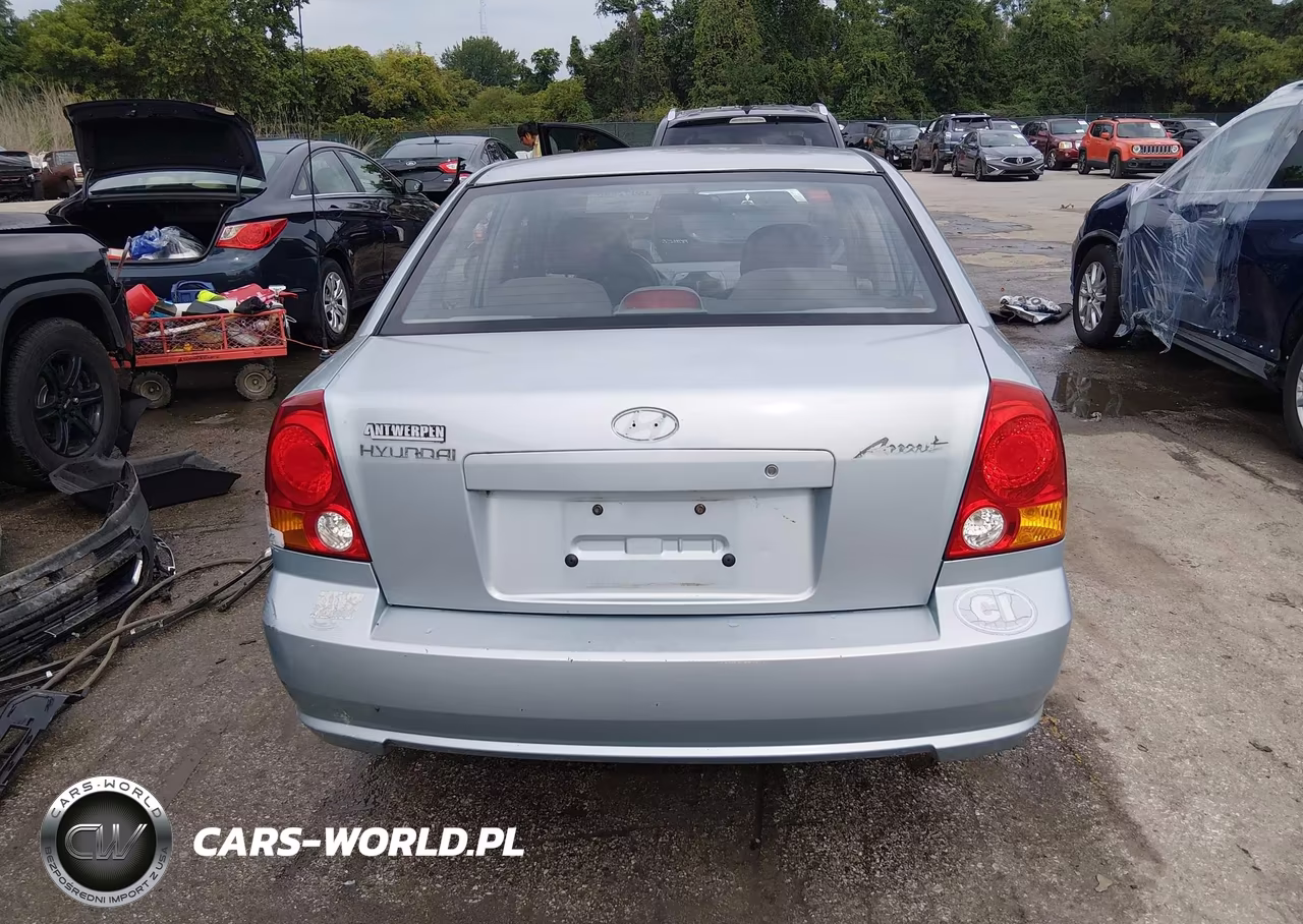 2004 Hyundai Accent Gl VIN:KMHCG45C54U538240 - 16