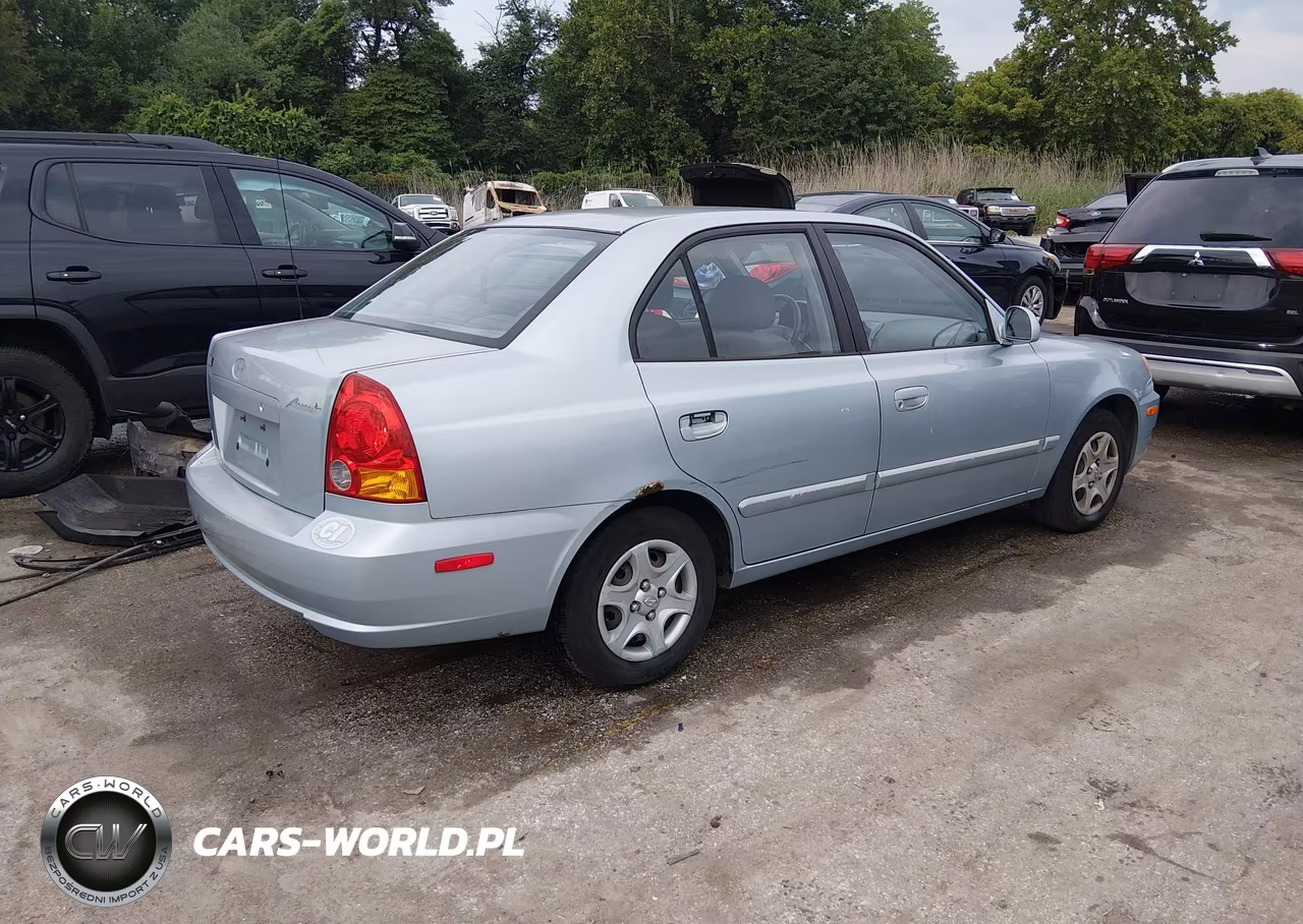 2004 Hyundai Accent Gl VIN:KMHCG45C54U538240 - 4
