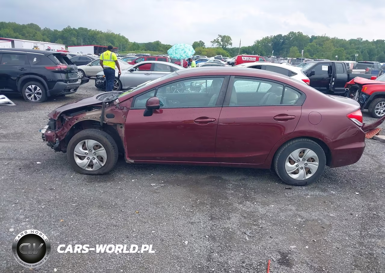 2013 Honda Civic Lx VIN:2HGFB2F58DH530822 - 14