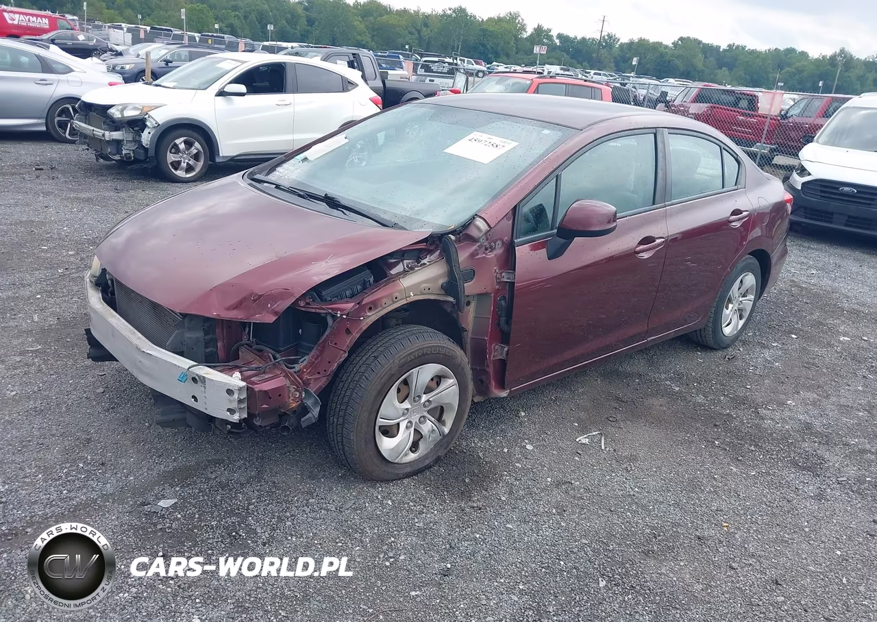 2013 Honda Civic Lx VIN:2HGFB2F58DH530822 - 2