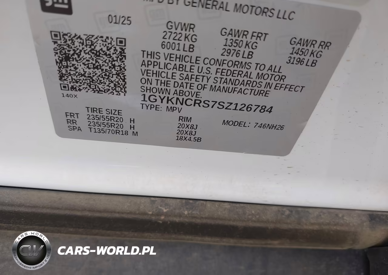2025 Cadillac Xt5 Fwd Premium Luxury VIN:1GYKNCRS7SZ126784 - 9
