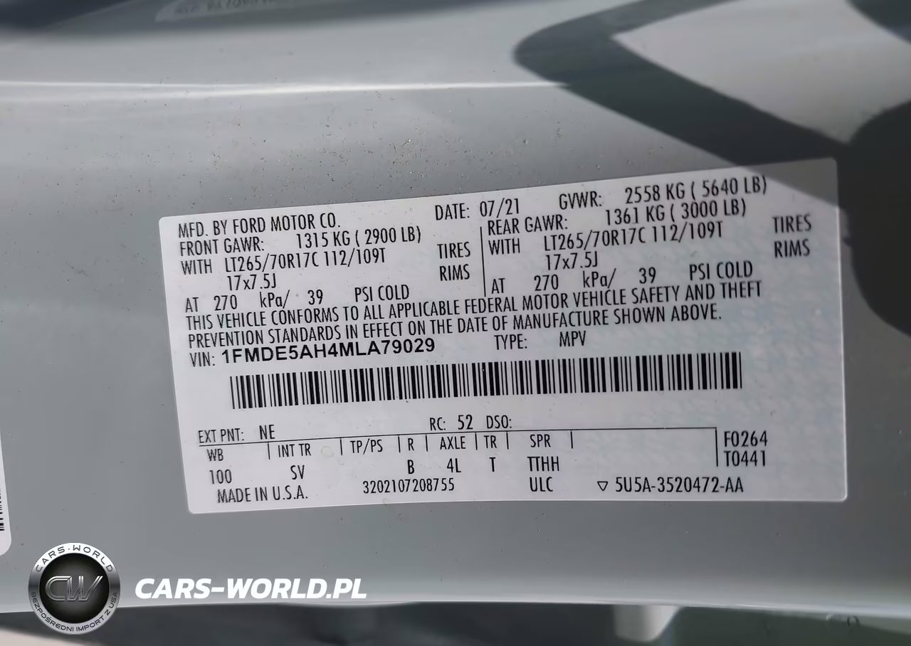 2021 Ford Bronco Black Diamond VIN:1FMDE5AH4MLA79029 - 9